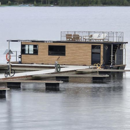 Domek Na Wodzie - Houseboat -Sauna, Taras Na Dachu, Dwie Sypialnie Mikołajki Ngoại thất bức ảnh