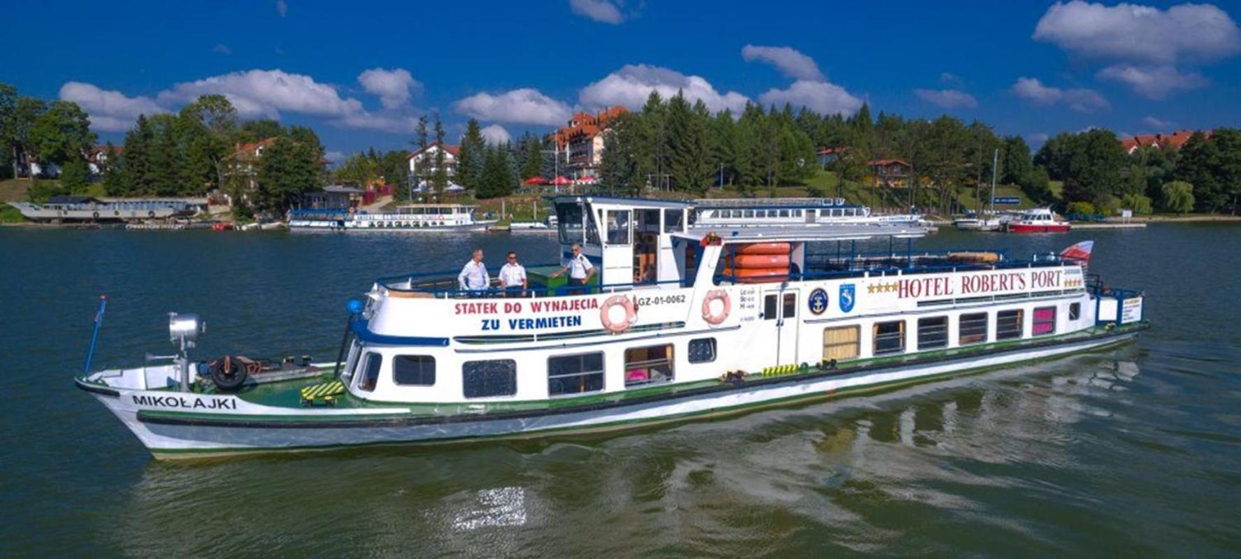 Domek Na Wodzie - Houseboat -Sauna, Taras Na Dachu, Dwie Sypialnie Mikołajki Ngoại thất bức ảnh